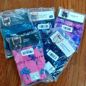 5 american eagle men's underwear